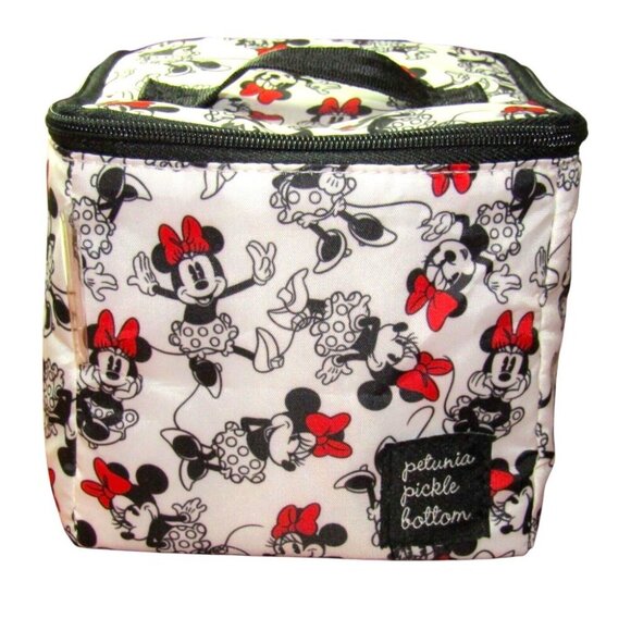 Petunia Pickle Bottom Disney Baby  Minnie Mouse Small Square Insulated Bag - Picture 1 of 11